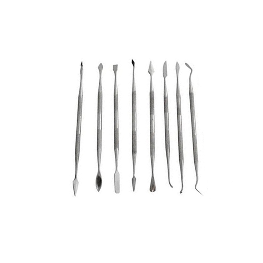 Lab Equipment Wax Carving Tools Set 12 Pcs Stainless Steel Kit Wax Carver Dentist Tool High Quality Carving Wax