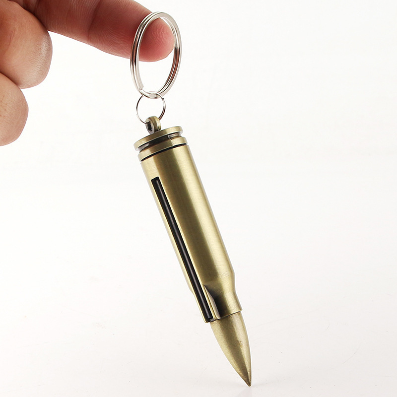 Metal Match Lighter, Keychain Fire Starter Lighter Camping Emergency Survival Gear for Men