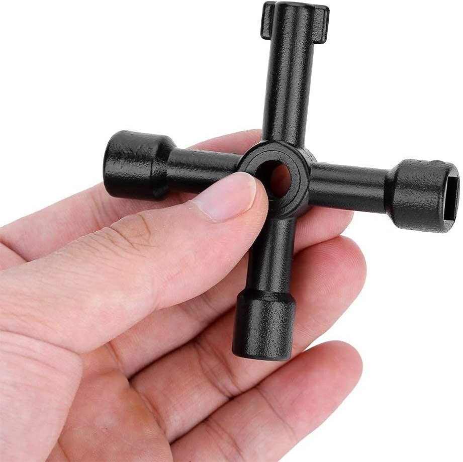 Promotion Cross Triangle Key Wrench Water Meter Valve Square Hole Key Electric Cabinet Wrench Key