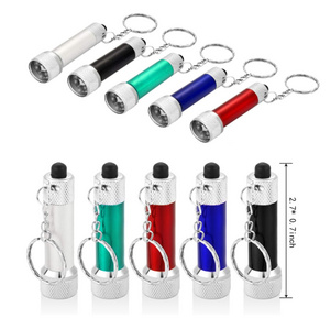 Multifunction Mini Keychain Torch Battery Powered Pocket Tiny led Flashlight Mini LED Flashlights for Camping Party Favors