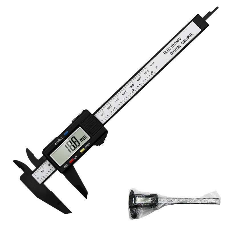 Digital Caliper, 0-150mm Calipers Measuring Tool - Electronic Micrometer Caliper with Large LCD Screen