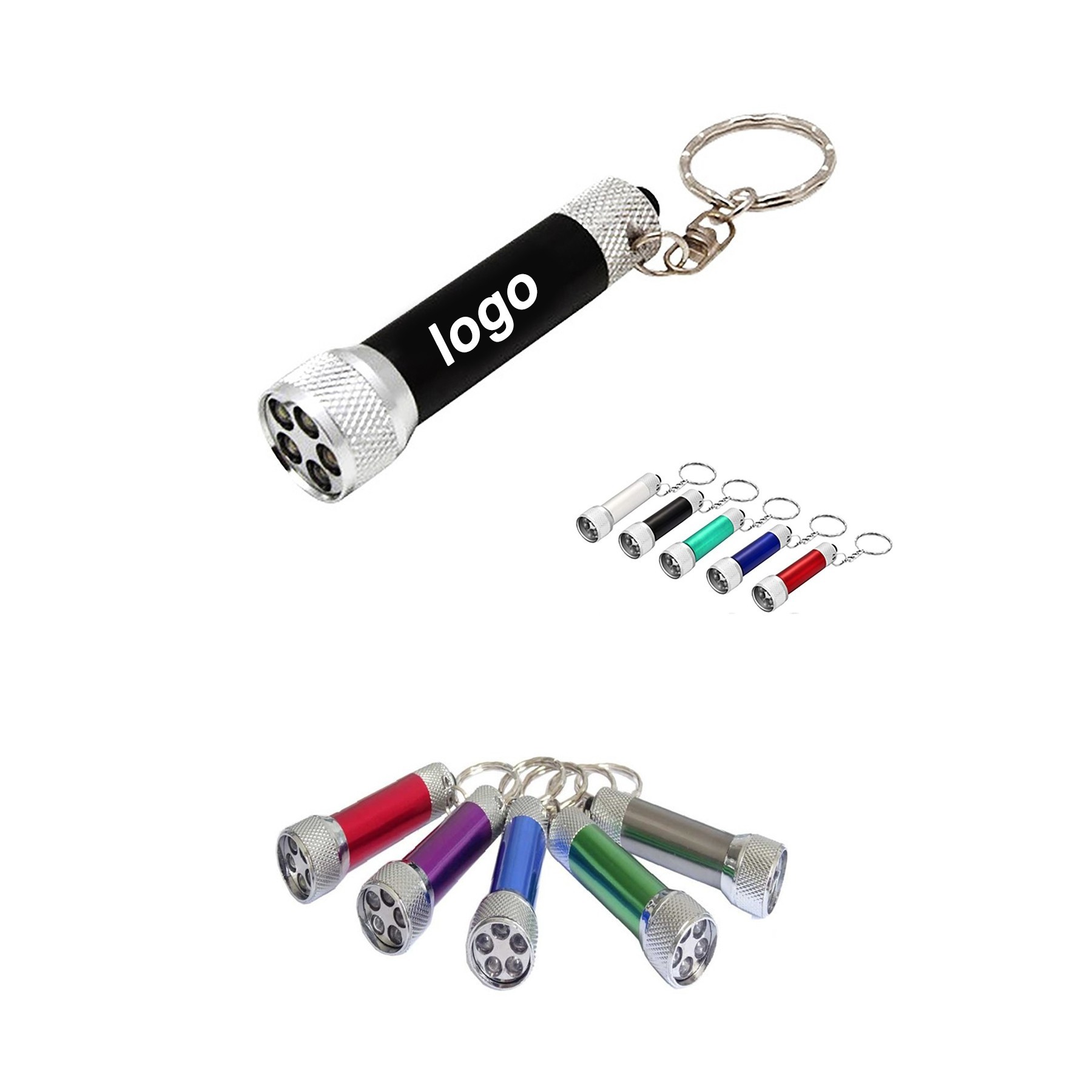 Multifunction Mini Keychain Torch Battery Powered Pocket Tiny led Flashlight Mini LED Flashlights for Camping Party Favors