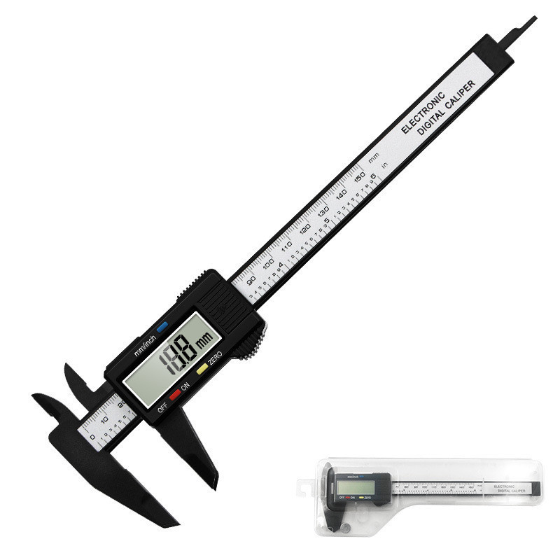 Digital Caliper, 0-150mm Calipers Measuring Tool - Electronic Micrometer Caliper with Large LCD Screen