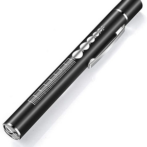 LED Penlight Reusable USB Pen Light Flashlight Waterproof Pen with Light