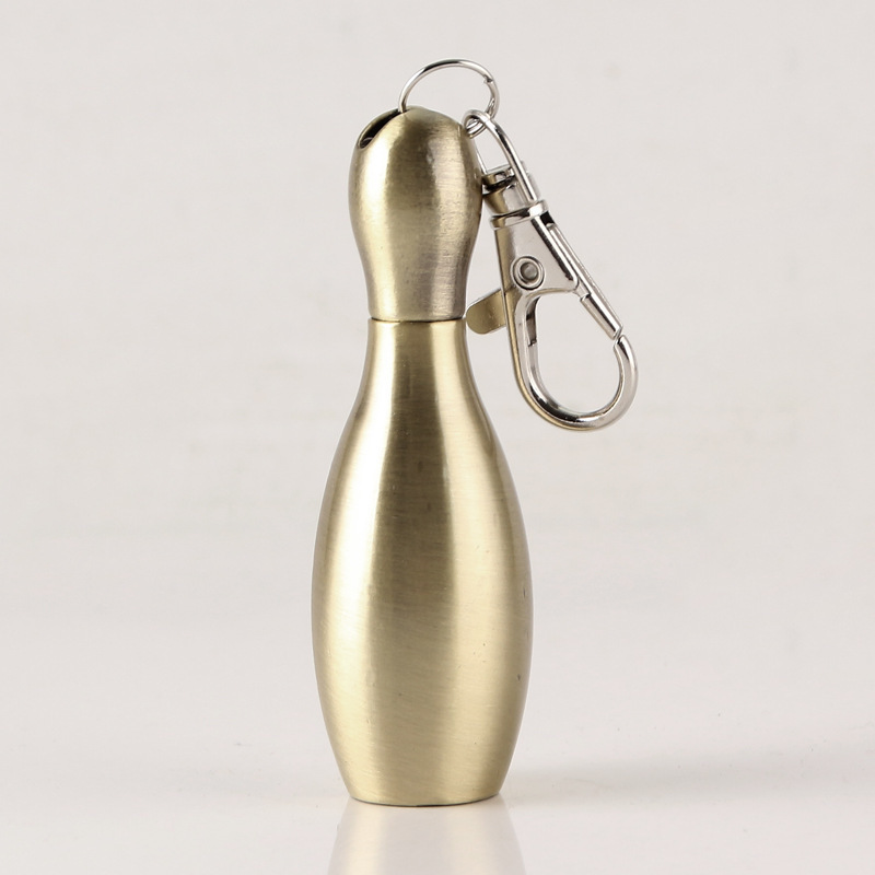 Fire Starter Flint Metal Match Lighter Mini Compact Kerosene Keychain Lighter for Camping