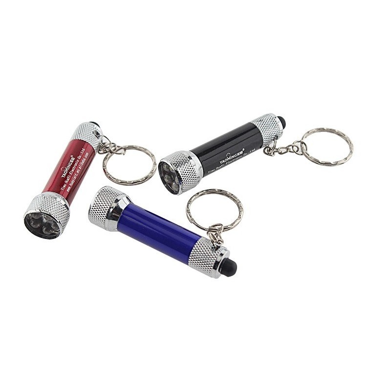 Multifunction Mini Keychain Torch Battery Powered Pocket Tiny led Flashlight Mini LED Flashlights for Camping Party Favors