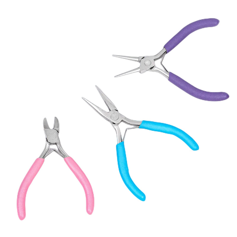 OEM Jewelry Making Pliers Tools with Needle Nose Pliers Round Nose Plier and Wire Cutter for Jewelry Repair Wire Wrapping Craft