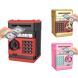 Promotions Cash and Coin Money Piggy Bank Mini ATM Machine Password Toy Safe Birthday Xmas Toy Gifts for Kids