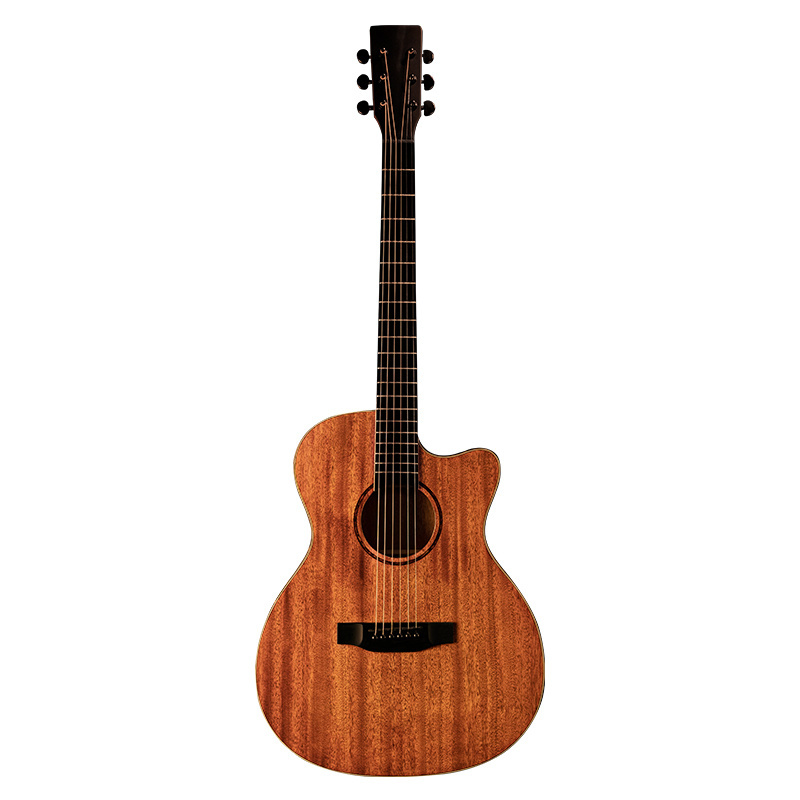 Advanced technology custom man acoustic guitar for outdoor with high quality