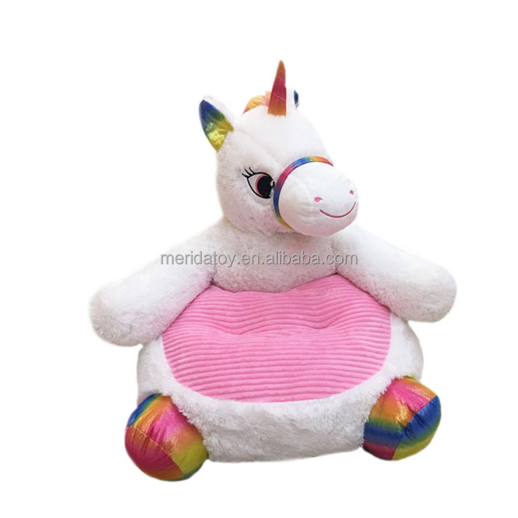 50*45 cm Cartoon Bear Unicorn Duck Soft Baby Kids Sofa Plush Stuffed Toys