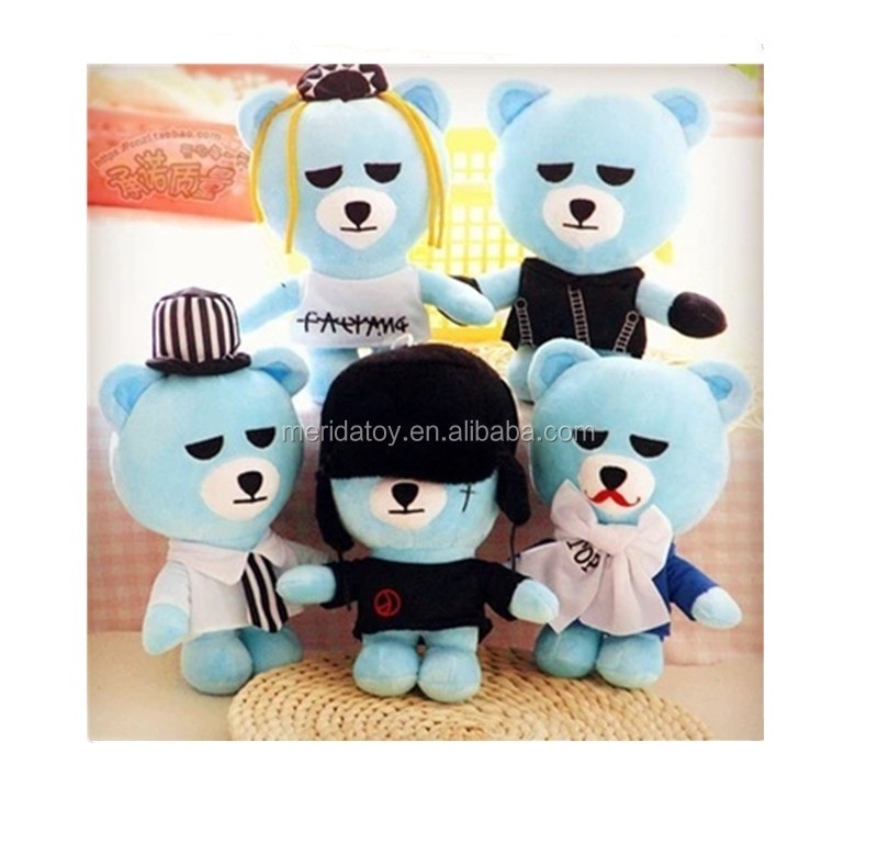 Wholesale 24cm Korean Hot Kpop Star Bigbang Plush Doll Stuffed Plush Toys For Fans,G-dragon,TOP