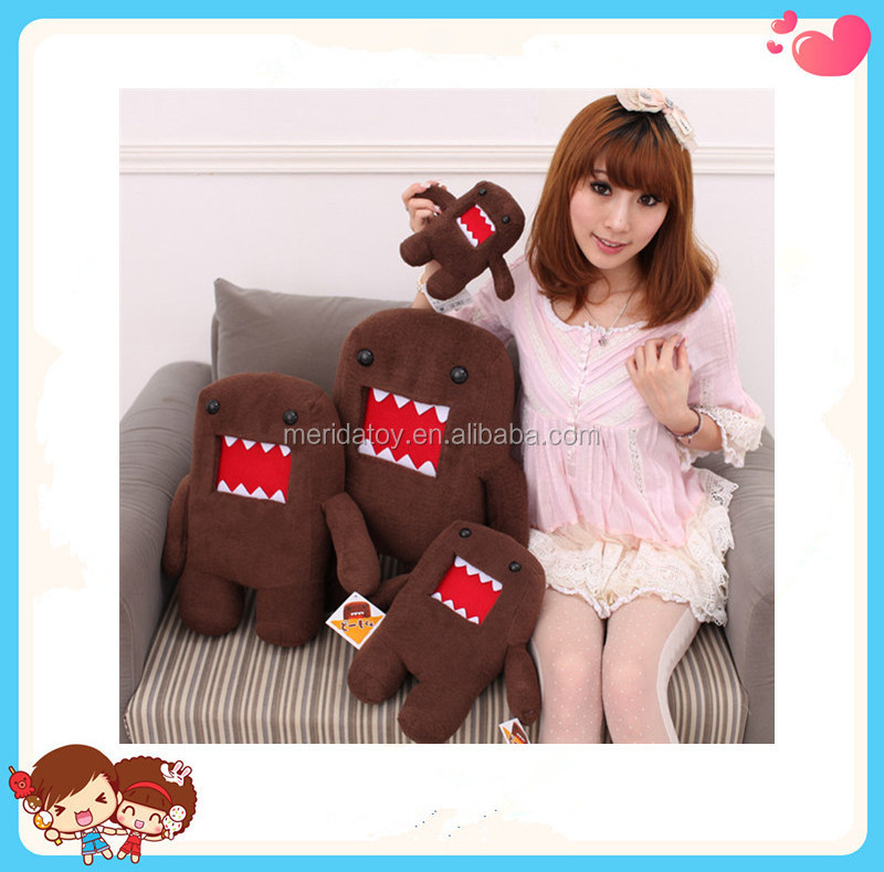 Hot Sale multiple size Popular Cute Japan Cartoon Character Stuffed DOMO KUN Plush Toys