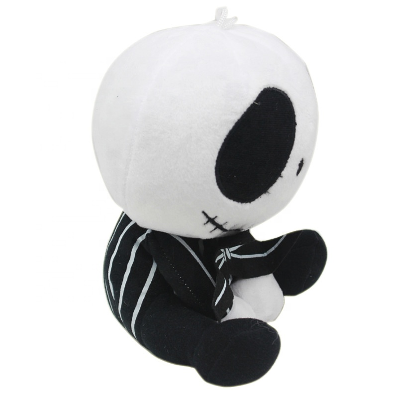 Plush stuffed devil skeleton doll Halloween decoration key chain pendant toy