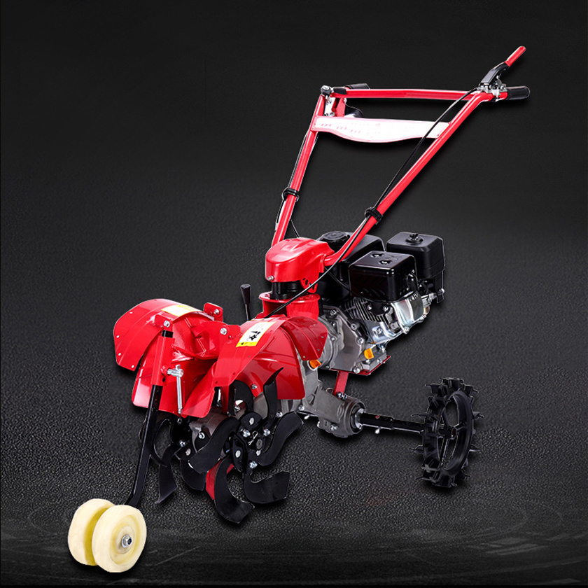 Agricultural Farming Walk Behind Tractor Hand Held Mini Cultivator To Loosen Soil And Cultivate The Land