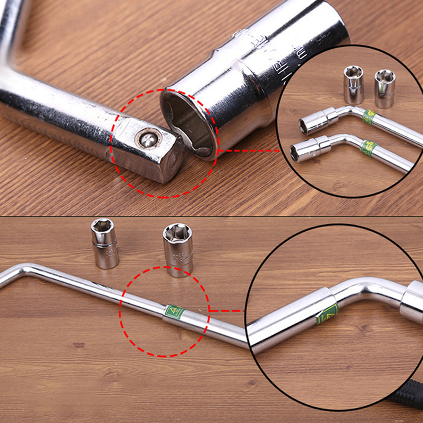 Wrench Tire Spanner Lightweight Adjustable Wrench L Type Telescopic Wrench