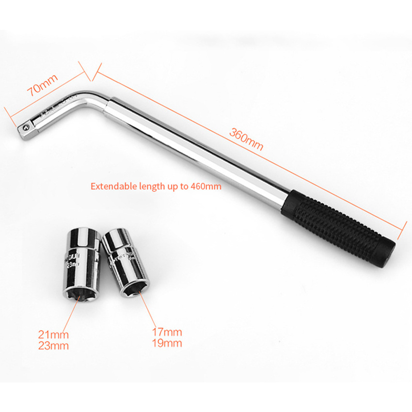 Wrench Tire Spanner Lightweight Adjustable Wrench L Type Telescopic Wrench