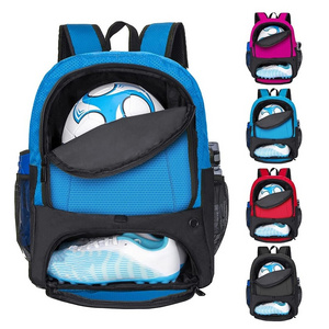 Custom Sport Backpack with Ball Compartment Waterproof Gym Bag for Soccer Basketball Football Volleyball for All Sports