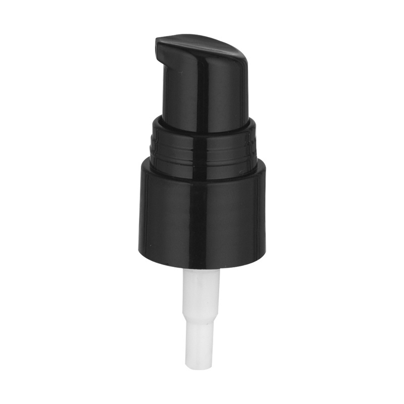 High Quality 18/410 20/410 24/410 PP White/Black Cream Pump Plastic Lotion Pump with Half Cap