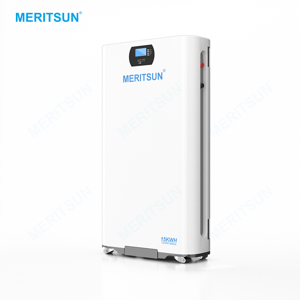 Meritsun 15Kwh LiFePO4 Lithium Ion Battery Pack 48V 300Ah Energy Storage Battery