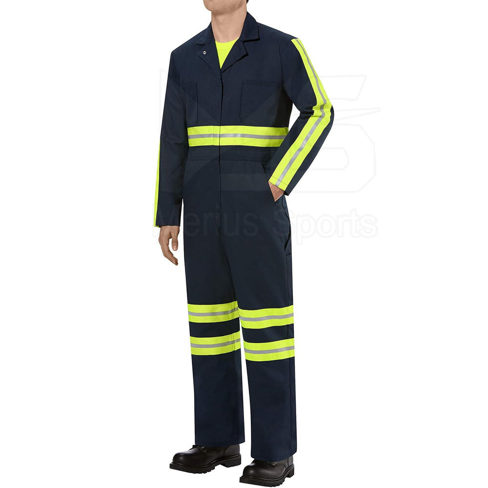 Wholesale Men Safety Fire Retardant Coverall Industrial Workwear Mechanics Oil Resistant Fireproof Working Coveralls