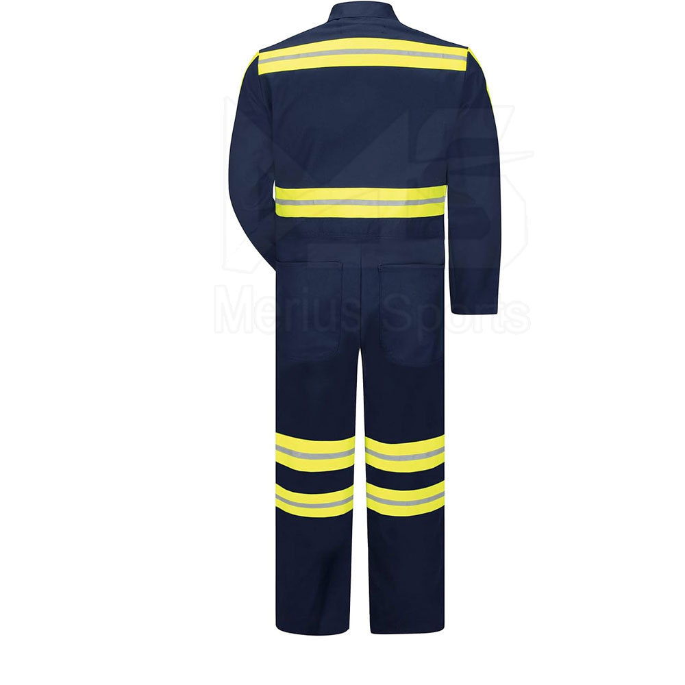 Wholesale Men Safety Fire Retardant Coverall Industrial Workwear Mechanics Oil Resistant Fireproof Working Coveralls