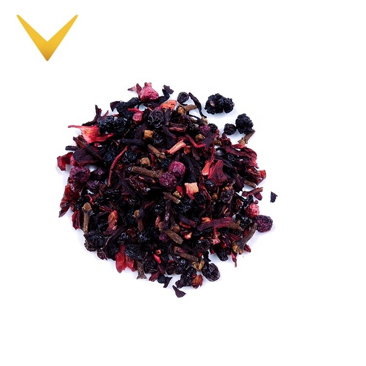 Wholesale Dried Mixed Fruit Tea Herbal Refreshing Healthy Fruit Tea Lilac Cranberry Tea