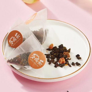 Instant Tea Chinese Fuijian Oolong Tea Peach Natural Fruit Flavors in Tea Bag Packing