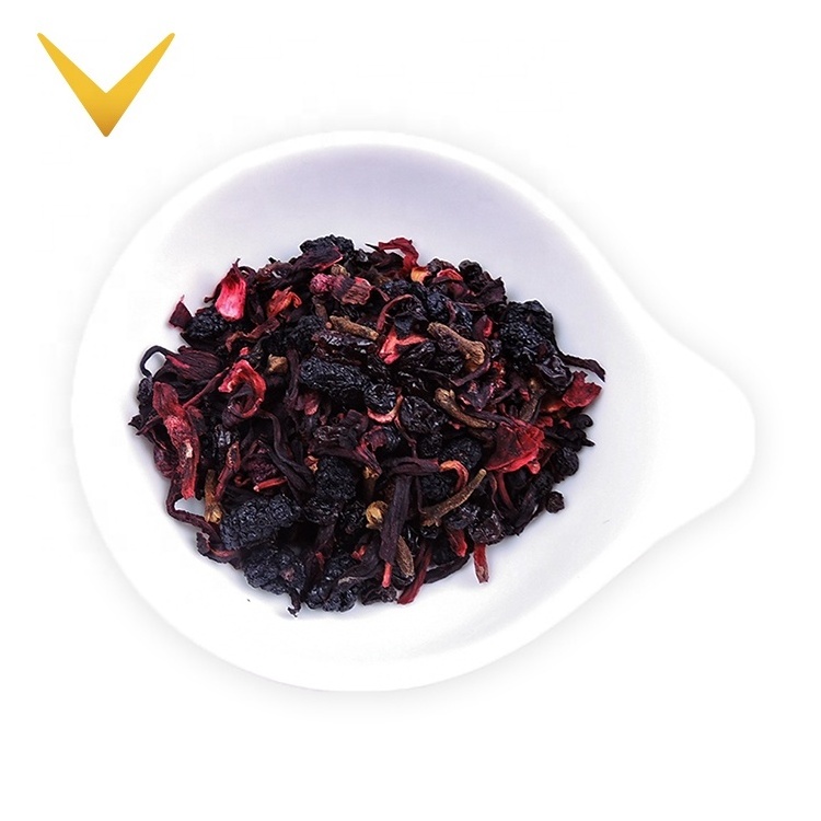 Wholesale Dried Mixed Fruit Tea Herbal Refreshing Healthy Fruit Tea Lilac Cranberry Tea