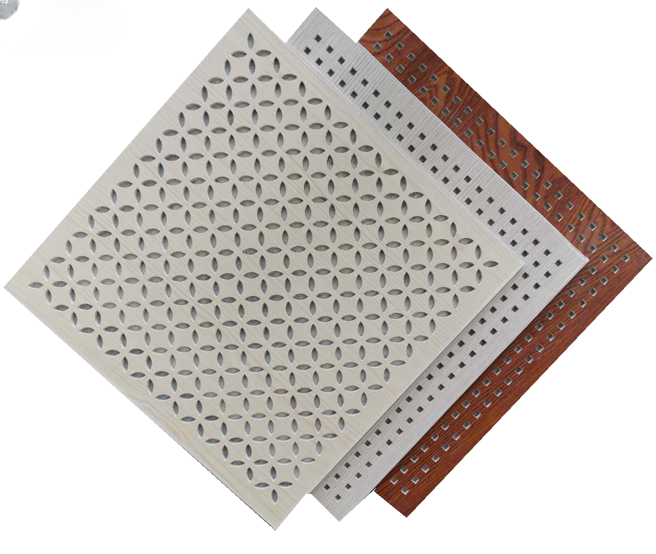 Customized Wall Perforated Gypsum Board Plastic Pvc Decorative False Ceiling Tile Drop In 60*60