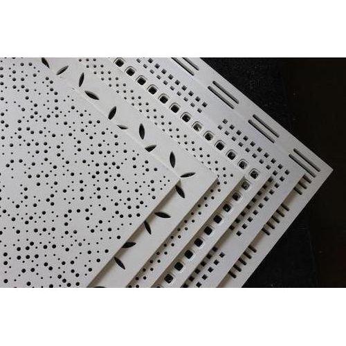 Customized Wall Perforated Gypsum Board Plastic Pvc Decorative False Ceiling Tile Drop In 60*60