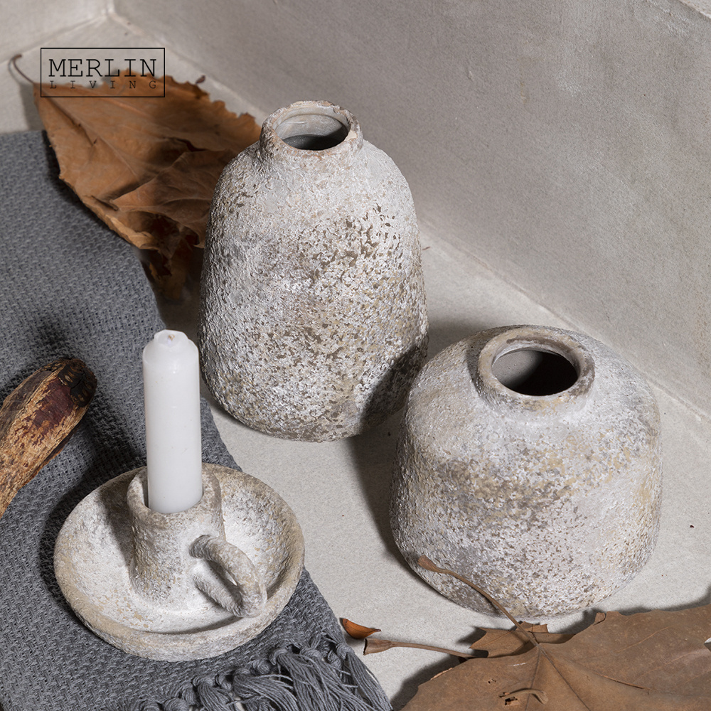 Merlin Living Nordic Vase Decoration Candle Holder Home Decoration Ceramic Vase Mini Flower Vase For Ceramic Decoration