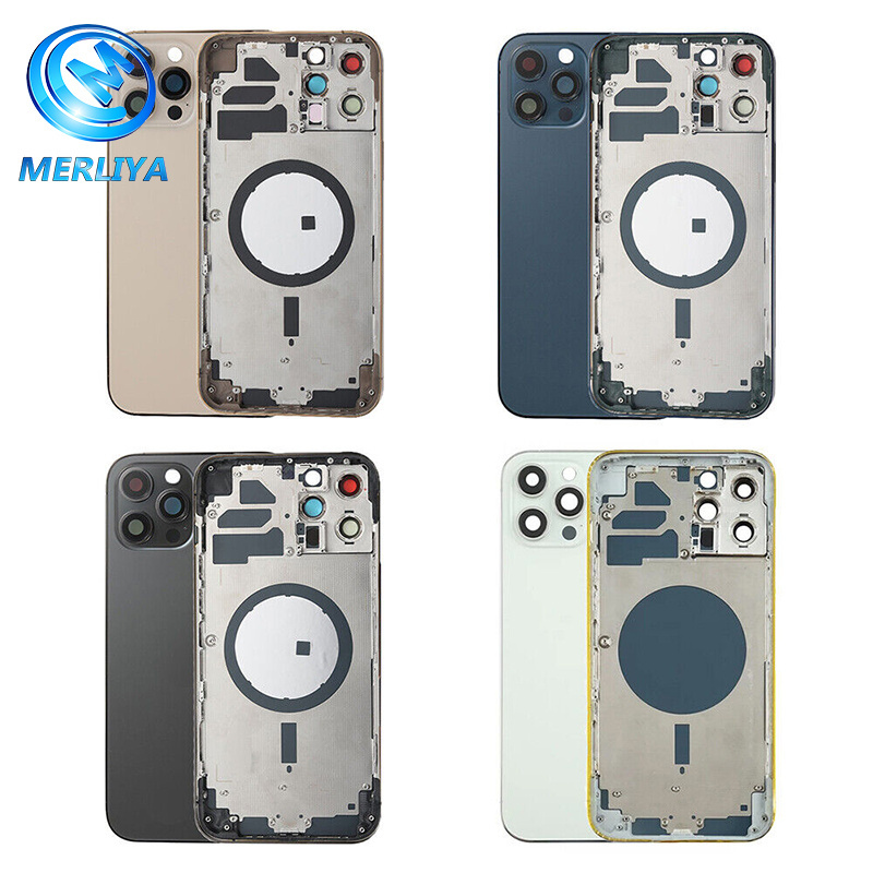 Back Glass Housing Cover Frame For iPhone 11 12 Pro Max 13 mini 11 Pro XR XS SE Back Housing For For iPhone 11 Housing