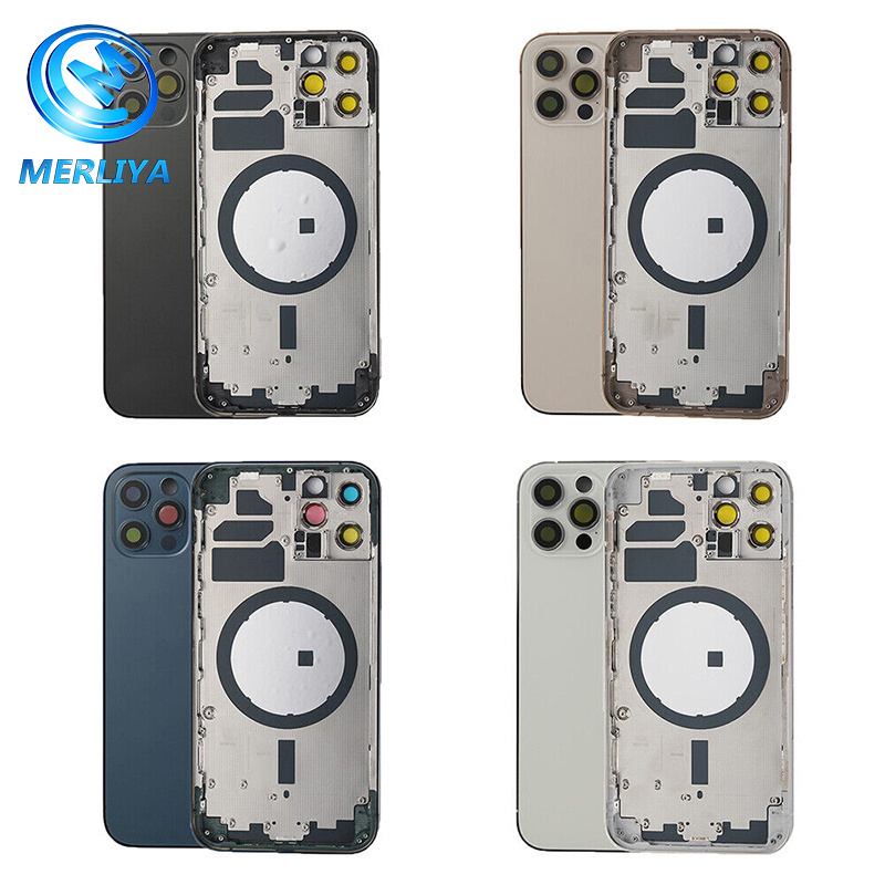 Back Glass Housing Cover Frame For iPhone 11 12 Pro Max 13 mini 11 Pro XR XS SE Back Housing For For iPhone 11 Housing