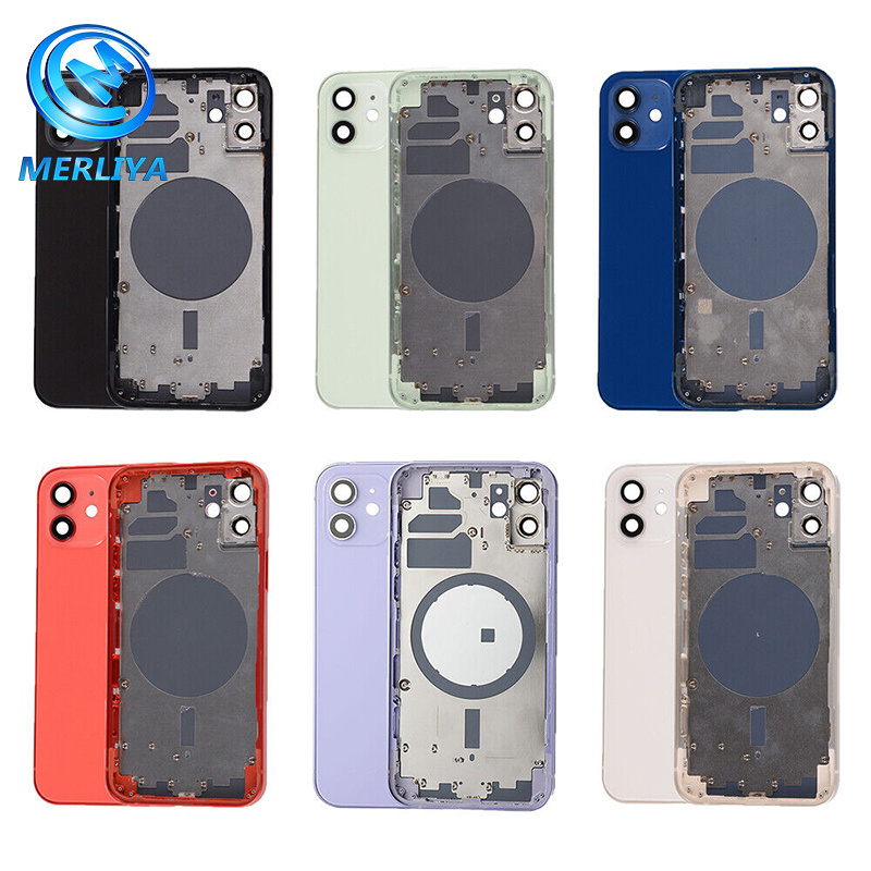 Back Glass Housing Cover Frame For iPhone 11 12 Pro Max 13 mini 11 Pro XR XS SE Back Housing For For iPhone 11 Housing