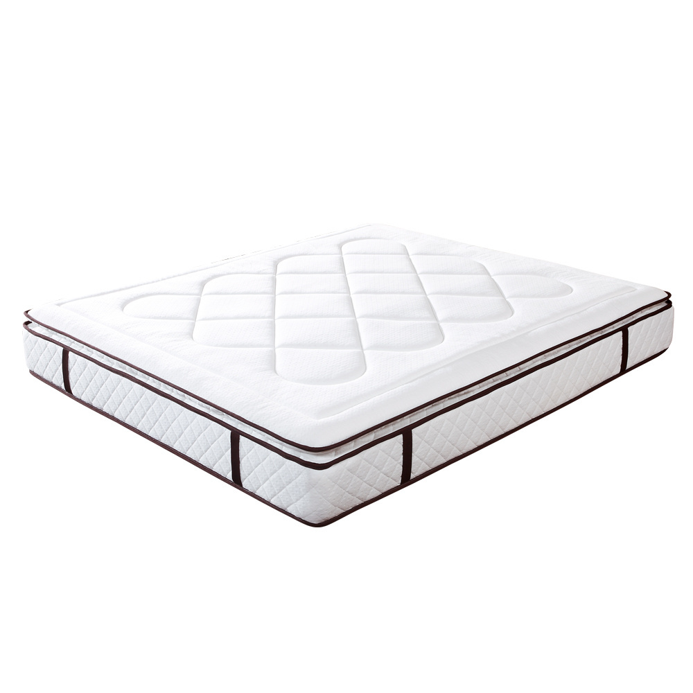 Pop Twin Queen King Size Silicone Cooling Gel Rubber Memory Foam Latex Pocket Spring Hybrid Comfortable Mattress For Bedroom