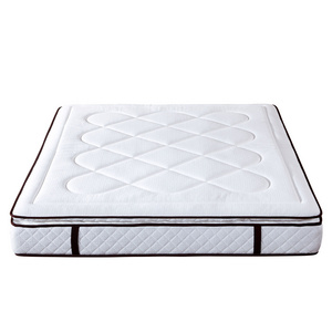 Pop Twin Queen King Size Silicone Cooling Gel Rubber Memory Foam Latex Pocket Spring Hybrid Comfortable Mattress For Bedroom