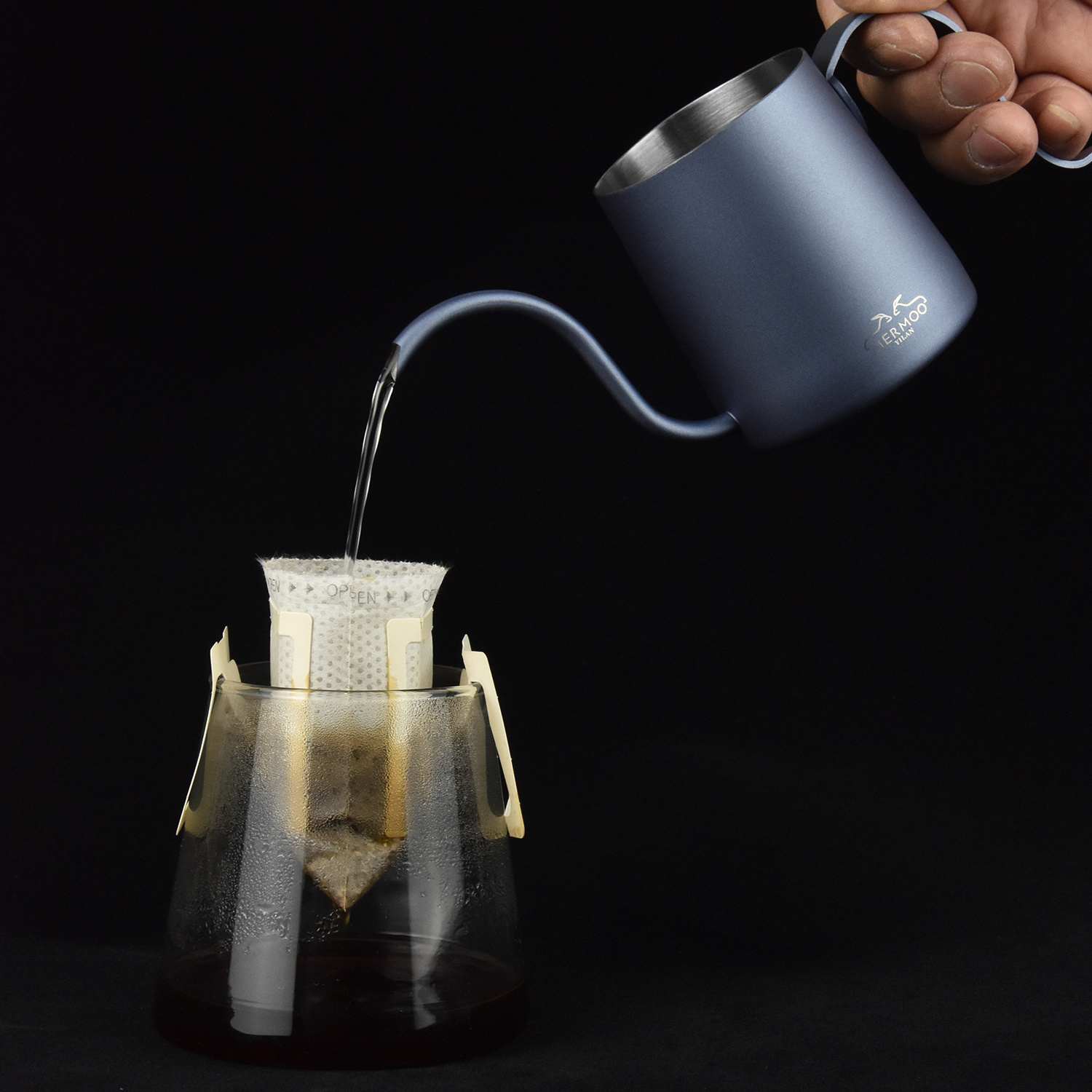 Custom Wholesale Pour Over Kettle Mini Drip Coffee Pot 250ml Gooseneck Kettle Long Narrow Spout Kettle