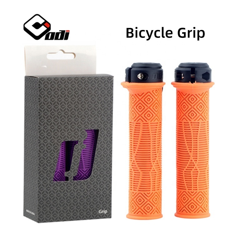 hot sale ODI MTB Bicycle Grip Lock 22.2mm Rubber Handlebar Grips Soft Antislip Handle Grip Lock Bar End Fit Fold BMX XC Bike