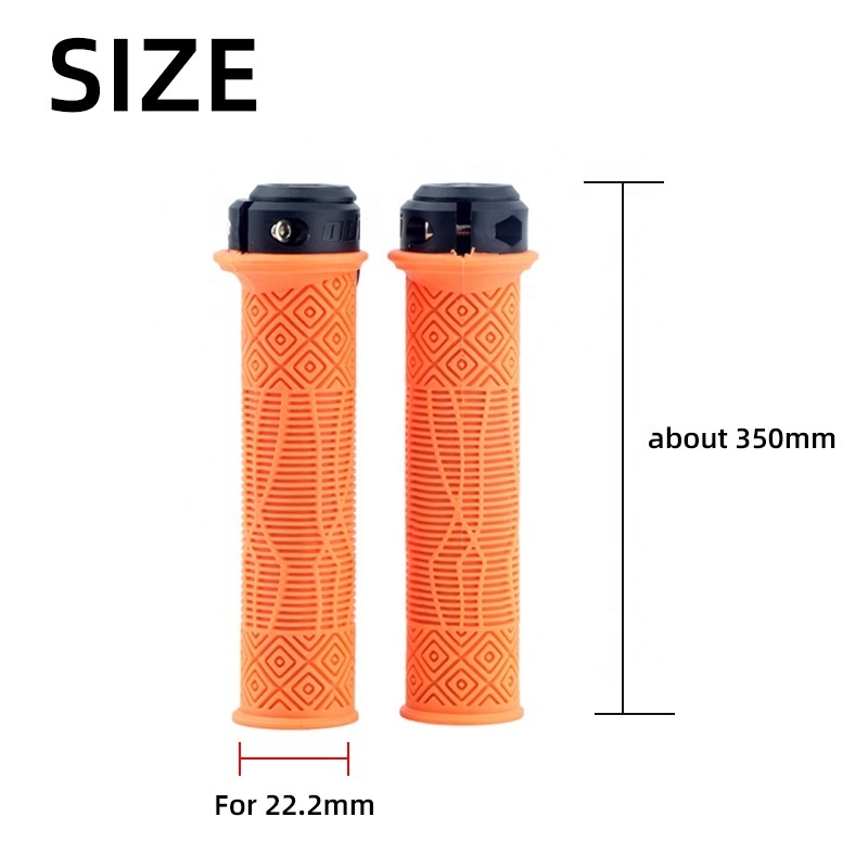 hot sale ODI MTB Bicycle Grip Lock 22.2mm Rubber Handlebar Grips Soft Antislip Handle Grip Lock Bar End Fit Fold BMX XC Bike