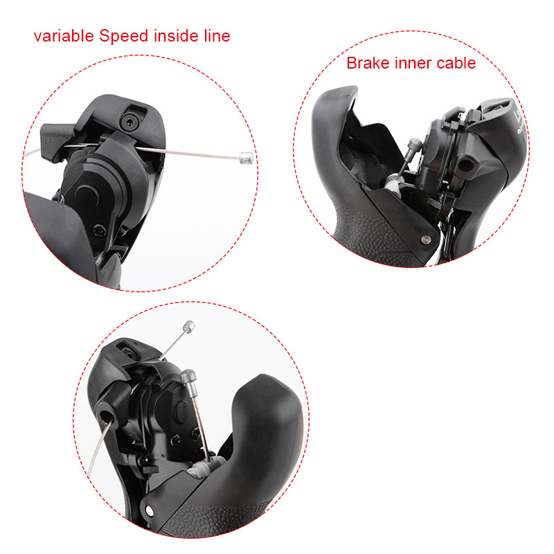 MicroNEW road bike gear lever 3*10 Speed 105 kit R7000 2*10 Speed brake lever dual control lever