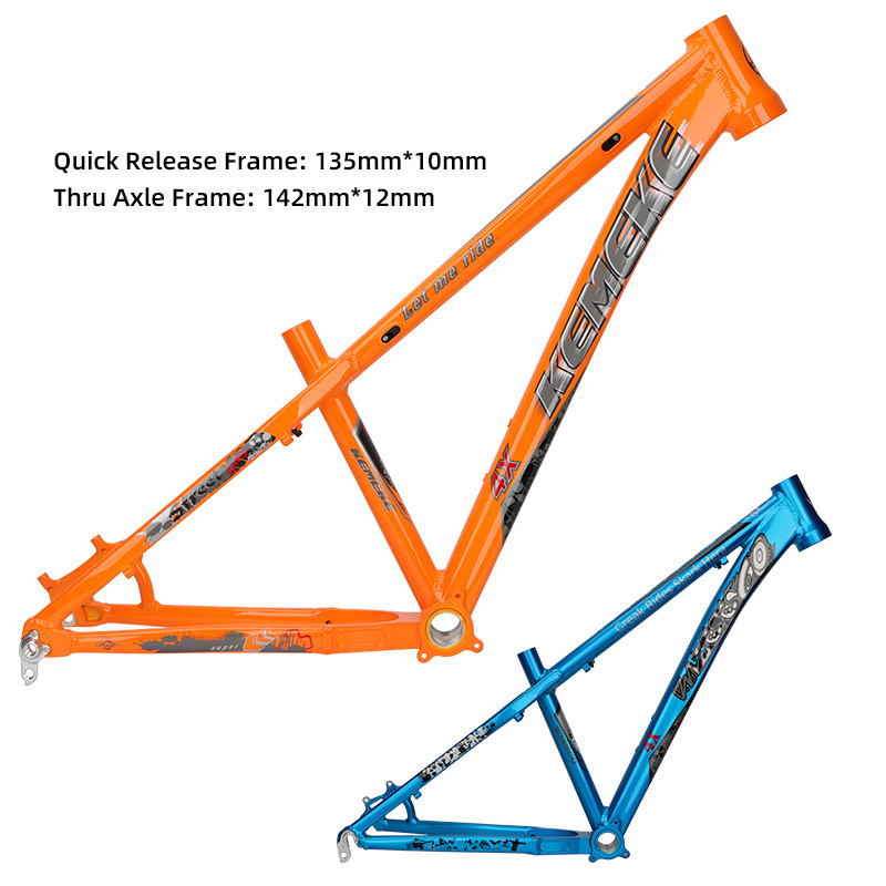 Aluminum Alloy Bike Frames Quick Release Thru Axle frame 26 27.5 Inch MTB Road Bicycle frame