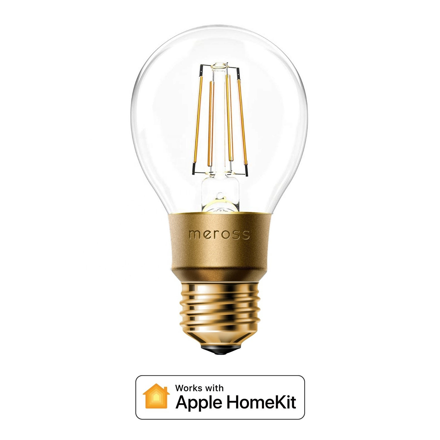 MSL100HK. Compatible with APPLE HOMEKIT, siri and Amazon,Alexa, Meross Smart Wi-Fi LED Bulb with Dimmable Light