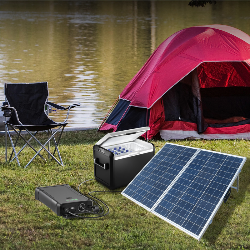 IP67 Waterproof Portable Solar Power Bank Charger Outdoor Camera Take Video Battery Backup For All Night Shot Time Charging