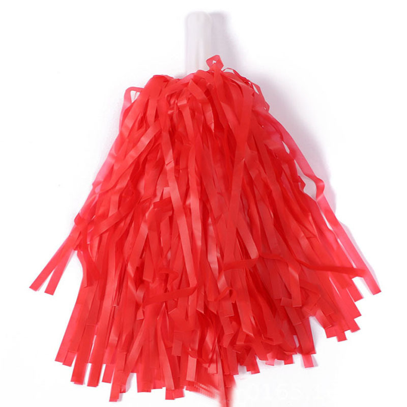 New pink  spirit Pair of cheerleader Cheerleading pom poms for Sports Team Cheering Party