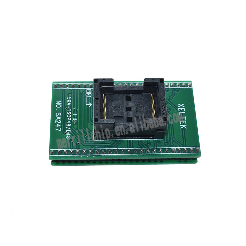 High Quality TSOP48 to DIP48 adapter 0.5mm Pitch for RT809F for XELTEK USB RT809F programmer