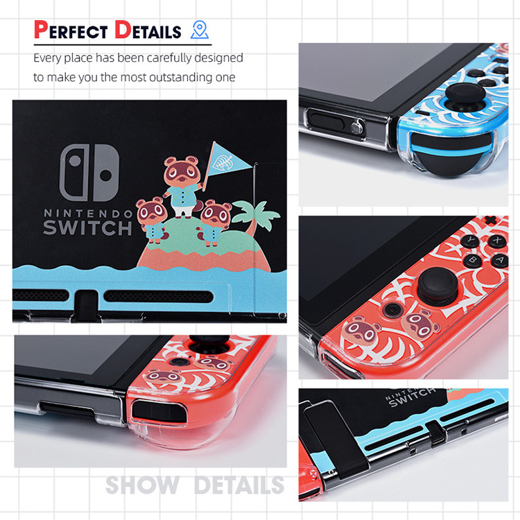 Gamepad GameSir Hard Protective Case Compatible Nin tendo Switch Shock-Absorption Protective Anti-Scratch Crystal shell Prot