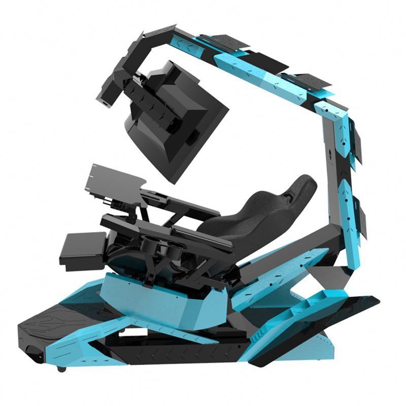 LED Computer esports Gaming Racing Cockpit Gaming Chair For Three Monitors pc Cockpit Gamer Cockpit Gaming Chair