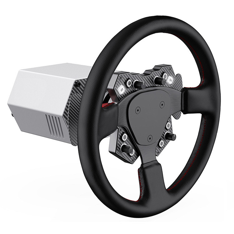 Force Driving Steering Wheel  Vibration motor programmable buttons Pedals Direct Drive Servo Base PC Racing Wheel