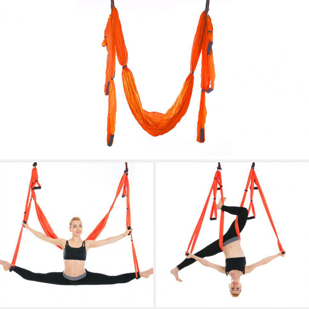 Anti-Gravity Aerial Traction Swing Belt for Yoga Hammock, Inelastic Gym Strength Inversion