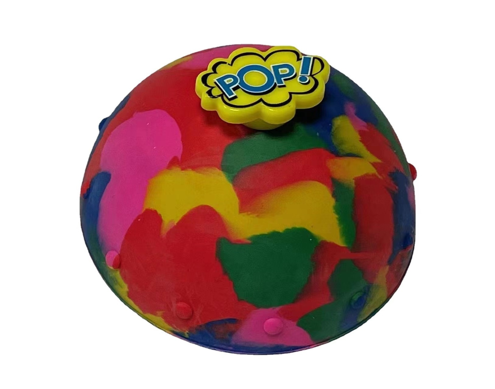 Creative Camouflage Bouncing Bowls Jumping Bounce Fidget Toys Hip Hop Jumping Bounce Fidget Toy